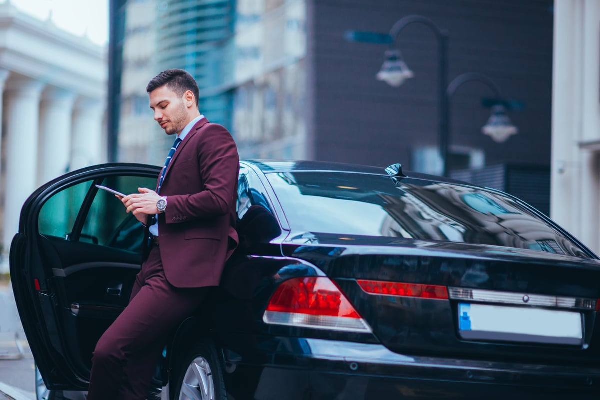 Professional legal practitioner with luxury vehicle — representing the premium experience of Islamic car finance tailored for lawyers and legal professionals in Australia